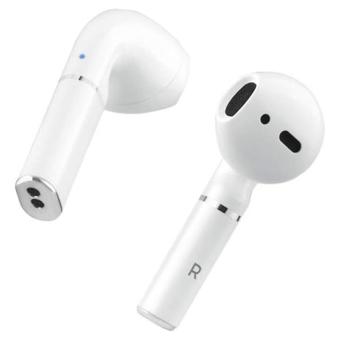 AUDIFONOS MOBIFREE IN-EAR BLUETOOTH BLANCOS 4HRS BATERIA INALAMBRICO (MB-929738)