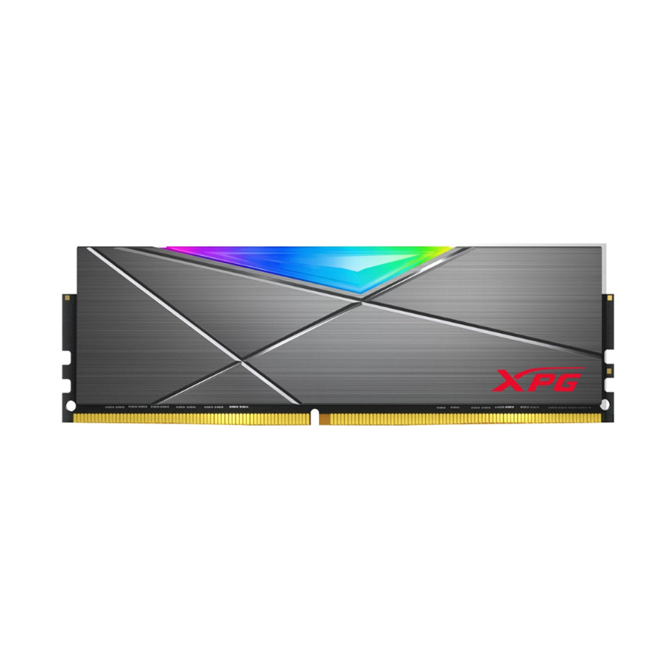 MEMORIA RAM DIMM DDR4 ADATA 8GB XPG D50 RGB 3200MHZ DISIPADOR TITANIO (AX4U32008G16A ST50)