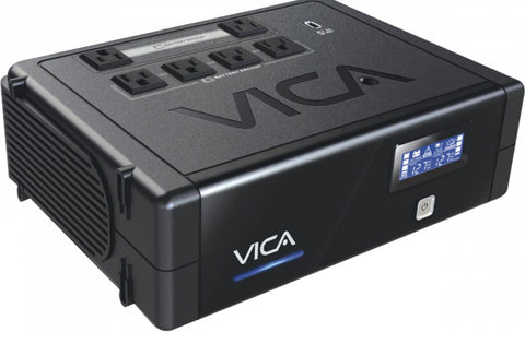 NO BREAK UPS VICA 700VA/400W 6TOMAS 1 PUERTO USB PANTALLA LCD (REV 700)